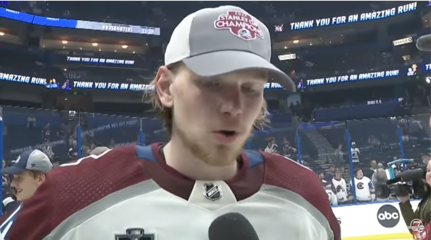 Watch: Police Mistake Avalanche Defenseman Bo Byram For A Fan At