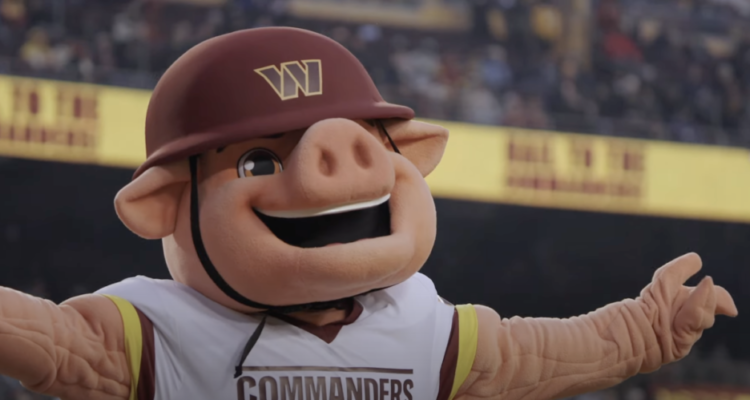 Change the Mascot backs Washington football team name change