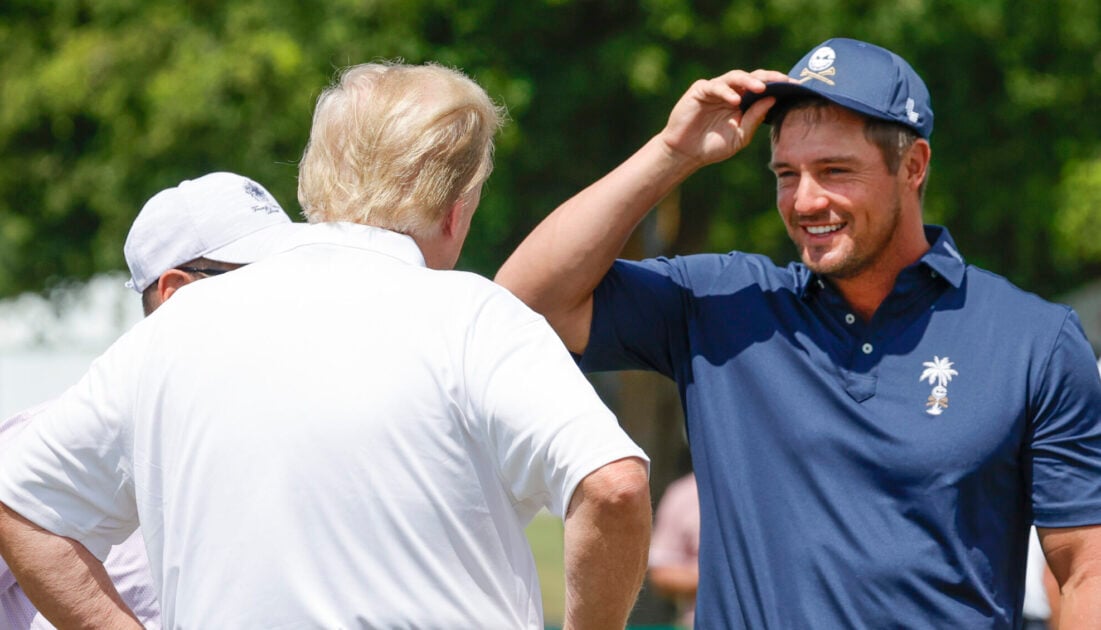 Video Of President Trump Golfing With Bryson DeChambeau Shows: The ...