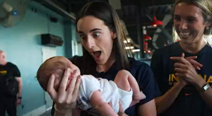 Caitlin Clark Autographs a Two-Week-Old Baby And Fans Can’t Get Enough Of It