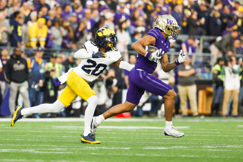 NCAA Football: Michigan at Washington / how to watch Michigan football without cable tv