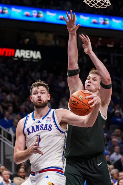 NCAA Basketball: Champions Classic-Michigan State at Kansas