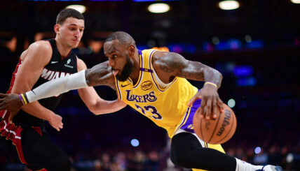 NBA: Miami Heat at Los Angeles Lakers